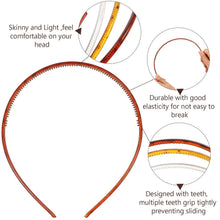 Plastic Simple Headbands Comb Headbands Hairbands (1 Pc) - Justgrabit Inc.