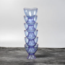 MODERN STYLE DESSERT & ICE CREAM BOWL PLASTIC 6PCS FOR HOME ,OFFICE,PARTY - justgrabit.in | Just Grab It