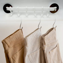 1pc bath towel hanger wall mount towel hanger wall towel shelf towel hanging rack kitchen towel holder towel hanging hook - Justgrabit Inc.