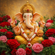 Traditional Decorative Pooja Gajra Garland (1 Pc) - justgrabit.in | Just Grab It