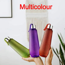 Plastic Fridge Water Bottle Set With Steel Finish Cap (3 Pieces 1 litre) - Justgrabit Inc.