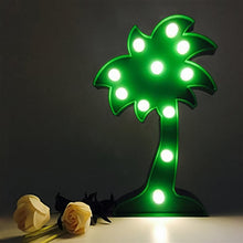 LED Night Light Coconut Tree Light Romantic Table Lamp (1 Pc / Battery Not Included) - justgrabit.in | Just Grab It