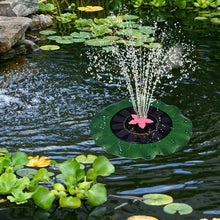 Decorative Solar - Powered Floating Water Fountain Pump - Justgrabit Inc.