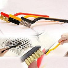 3 Pc Mini Wire Brush Set for cleaning (Brass, Nylon, Stainless Steel Bristles) - justgrabit.in | Just Grab It