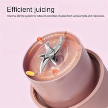 Portable Crusher Juicer With Handle & Straw, USB Rechargeable Multi Blades (420 ML) - Justgrabit Inc.