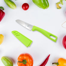 Stainless Steel Knife For Kitchen Use, Knife Set, Knife & Non - Slip Handle With Blade Cover Knife, Fruit, Vegetable,Knife Set (Mix Design 1 Pc) - justgrabit.in | Just Grab It
