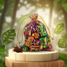 Decorative Gift Potli with 10 Premium Chocolates – Reusable Festive Return Gift Hamper - justgrabit.in | Just Grab It