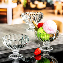 Glass Ice Cream Bowls Glass Dessert Cups for Sundae (6 pcs / 120ml) - justgrabit.in | Just Grab It