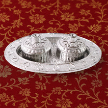Oval Shape Special Puja Thali (1 Pc / Mix Design) - justgrabit.in | Just Grab It