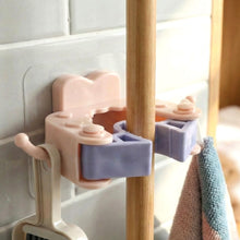 Wall Mounted Broom & Mop Holder Clips (4 Pc Set) - justgrabit.in | Just Grab It