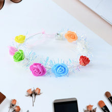 LED Flower Crown Headband – Multicolor Light - Up (1 Pc), Hair accessories - Justgrabit Inc.