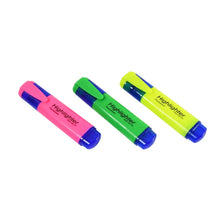 Highlighter Pen, Assorted Colours Water Based Broad Tip Writing Marker (3 Pcs Set) - Justgrabit Inc.