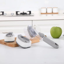 2 - in - 1 Dishwashing Brush, Long Handle Wash Pot Brush Washing Dish - Justgrabit Inc.