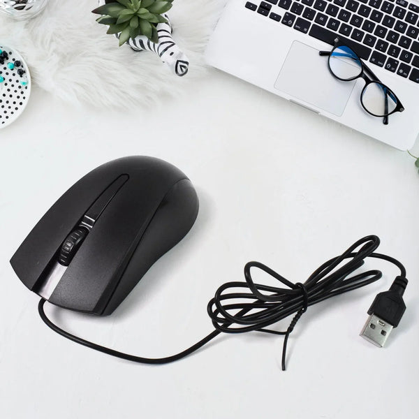 Computer / Laptop Wired Optical Mouse, X2 (1 Pc) - justgrabit.in | Just Grab It