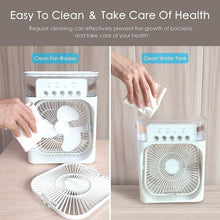 Portable Air Cooler Fan with 7 - Color Light – Personal AC Fan - justgrabit.in | Just Grab It
