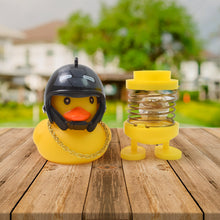Spring Doll Dance Toy Duck Car Bicycle Bell with Propeller Helmet (1 Pc / Mix Design) - justgrabit.in | Just Grab It