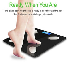Bluetooth Body Fat Scale Digital Smart Body Weight Scale iOS and Android App to Manage Body Weight, Body Fat, Water, Muscle Mass, BMI, BMR, Bone Mass and Visceral Fat with BMI Scale - Justgrabit Inc.