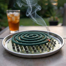 Round Metal Mosquito Coil Stand (1 Pc) - justgrabit.in | Just Grab It