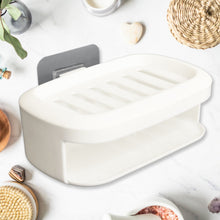 Soap Box With Sponge Dual - use Soap Holder ,Sabudani (2 Pc Set / With Adhesive Hook) - justgrabit.in | Just Grab It