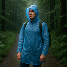 Ultra Lightweight Disposable Raincoat with Hood for Adults (1 Pc) - justgrabit.in | Just Grab It