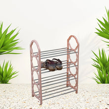 Shoes Storage Shelf, 4 Layer Space‑saving Shoes Show Rack Folding Shoe Rack, Standing Shoe Rack DIY Shoes Storage Shelf Home Organizer for Bedroom, Hallway and Closet Shoe Storage - justgrabit.in | Just Grab It