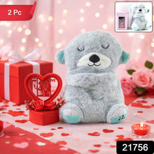 Soft Plush Teddy Bear with Heart - Shaped Love Showpiece Gift Set (2 Pc Set) - justgrabit.in | Just Grab It