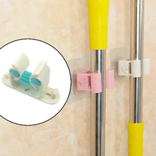 Multifunctional Holder With 4 Screw Wall Mounted Broom Organizer Cleaning Tools Holder Hanger, Hanging Hook for Bathroom Kitchen, Multi Function Holder Garage Clip Bike Hanger Wall Mount Set (1 Pc) - Justgrabit Inc.