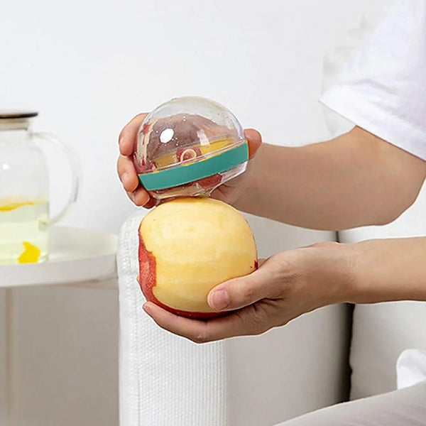Multifunctional Round Peeler with Removable Storage – Washable Vegetable & Fruit Peeler for Kitchen (1 Pc / Mix Color) - Justgrabit Inc.