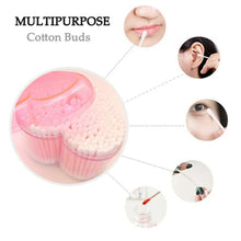 Cotton Buds for ear cleaning, soft and natural cotton swabs (100 pieces) - Justgrabit Inc.