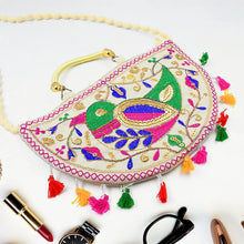 Traditional handbag, Rajasthani Jaipuri Cotton Bag (1 Pc) - justgrabit.in | Just Grab It