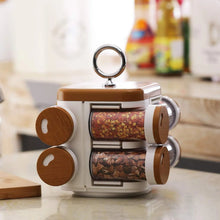 Ganesh Storewell Plastic Spice Rack - Set of 8 - Justgrabit Inc.