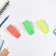 Pencil Top Eraser Rubber Erasers (1 Pc / Mix Colour & Design) - justgrabit.in | Just Grab It
