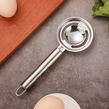kitchen tools Egg Yolk White Separator Stainless Steel Egg White Separator Tools Eggs Yolk Filter Gadgets Kitchen Gadgets Separating Funnel Spoon Egg Divider Tools - justgrabit.in | Just Grab It