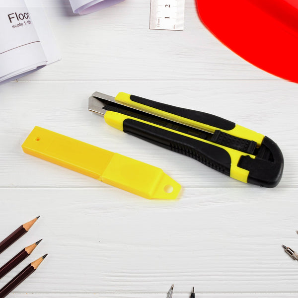 Cutter Knife Set 1 Replacement Blades, Cutter Knife Advanced Tool (1 Pc / Mix Color) - justgrabit.in | Just Grab It