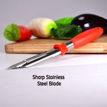 Multipurpose 2 - in - 1 Stainless Steel Knife & Peeler (1 Pc) - justgrabit.in | Just Grab It