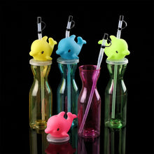 Party Props Birthday Return Gifts For Kids |Animal Shape Straw Sipper Bottle For Kids|Kids Return Gifts For Birthday|Straw Bottle For Kids Multicolor - Justgrabit Inc.