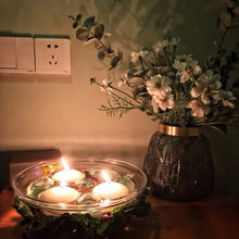 Floating Candle Holder (1 Pc): Romantic Ambiance, Table Decor, Diwali - Justgrabit Inc.