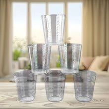 Apex Pyramid Ringo Plastic Glass – 300ml Approx | Durable, Crystal - Clear Tumbler - Justgrabit Inc.