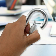 Snap Hook With Screw - Stainless Steel Snap Hook Clip Heavy Duty, Carabiner Clip (10×100 MM / 1 Pc) - justgrabit.in | Just Grab It