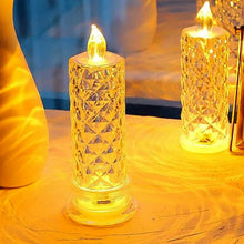 Rose Candles for Home Decoration, Crystal Candle Lights, Diwali - Justgrabit Inc.