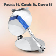 PURI PRESS MAKER - STAINLESS STEEL PURI MAKER PRESS MACHINE - ROTI CHAPATI PRESSER FOR HOME - KHAKHRA - PURI MAKER PRESS MACHINE WITH HANDLE, MANUAL PURI MAKER (MEDIUM) - justgrabit.in | Just Grab It