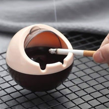 Ball Ashtray PP Plastic Windproof with Lid Indoor Outdoor Patio Car Portable Ashtray - justgrabit.in | Just Grab It
