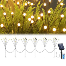 Solar - Powered Warm White Garden Ball Light Set - justgrabit.in | Just Grab It