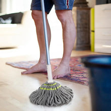 Squeeze Twist Mop Self Wringing Mop, Stainless Steel Handle (1 Pc) - Justgrabit Inc.