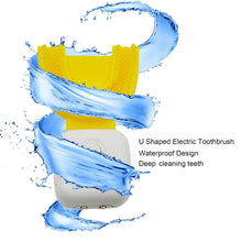 Ultrasonic Electric Toothbrush U Shaped Automatic Toothbrushes for Teeth Whitening Rechargeable, Waterproof Training Toothbrushes for Kids Children's (1 Pc) - Justgrabit Inc.