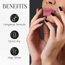 OG Beauty Black Beauty Gel Intense Nail Polish (1 Pc / 10 ML) - justgrabit.in | Just Grab It