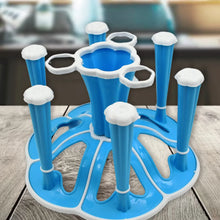 Miracle Plastic Glass Stand for Kitchen & Dining (6 - Glass, Spices, Moq - 2 Pc) - Justgrabit Inc.