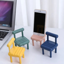 Mini Chair Mobile Phone Holder – Portable & Stylish Stand for All Smartphones, Ideal for Desk & Office Use (1 Pc) - justgrabit.in | Just Grab It