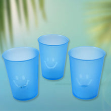 Reusable Plastic Drinking Tumblers - 4 - Piece Transparent Water Cup Set for Kitchen & Dining - Justgrabit Inc.