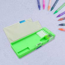 Multipurpose Compass Box (2 Compartments): Cartoon Pencil Case for Kids - justgrabit.in | Just Grab It